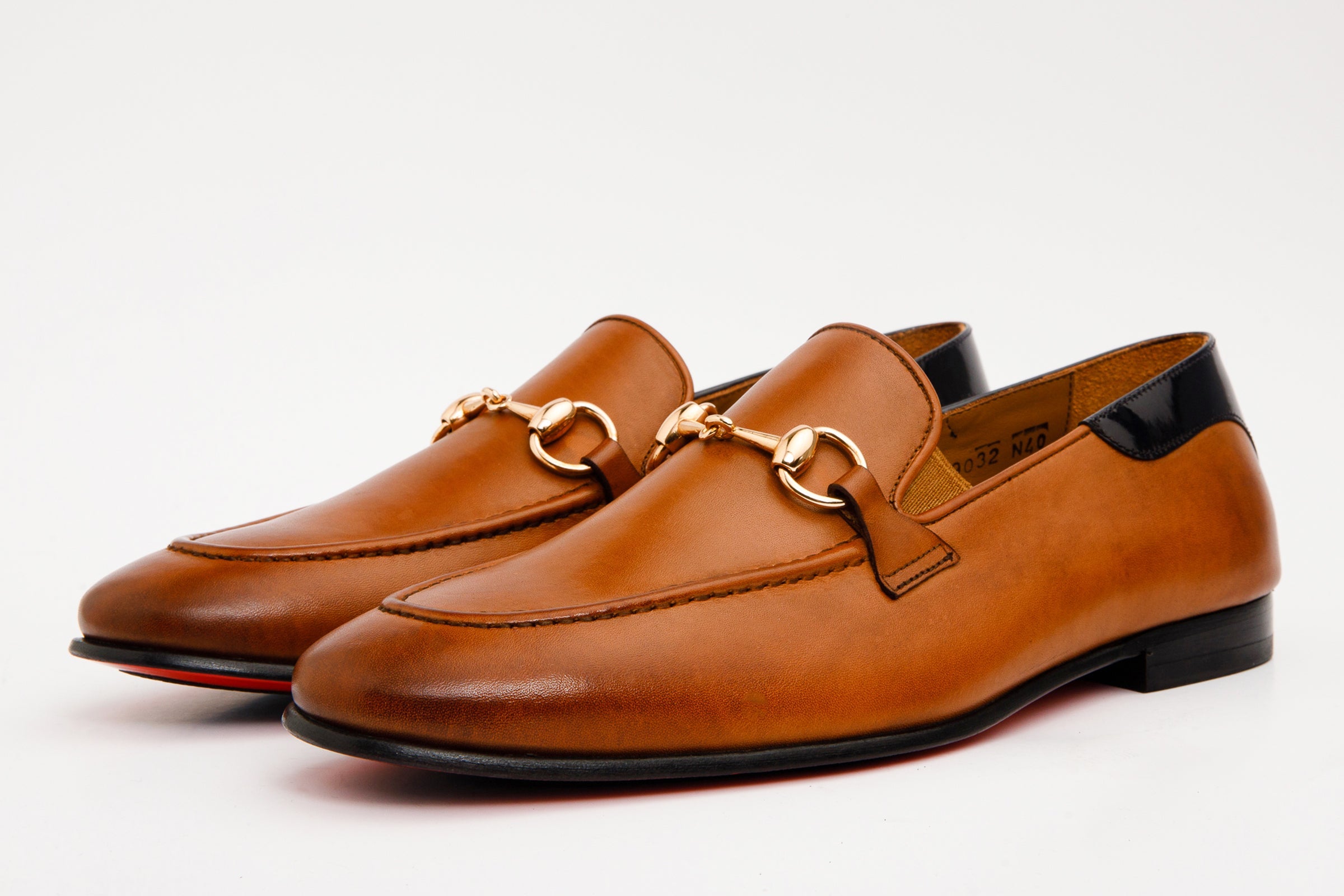 The Maratea Brown Leather shoe Bit Loafer Shoe - Vinci Leather