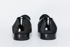 The Casaletti Black Bit Loafer Shoe - Vinci Leather
