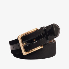 The Casaletti Black Leather Belt - Vinci Leather