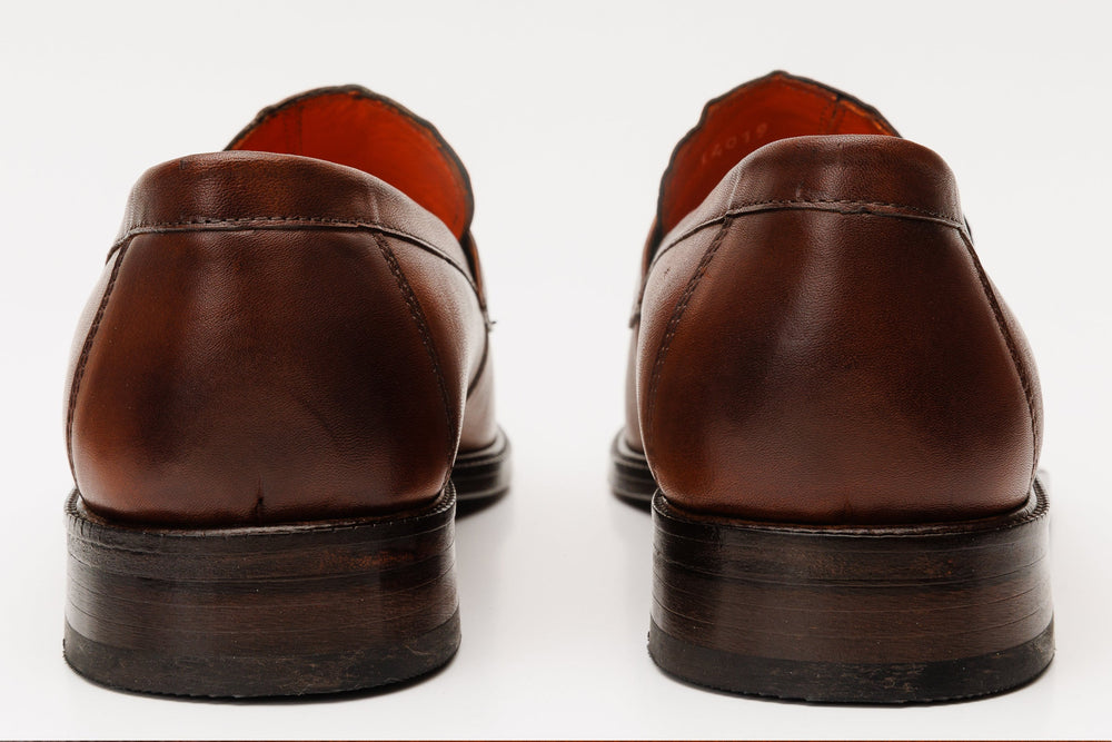 Amsterdam Tan Bit Loafer Shoe - Vinci Leather