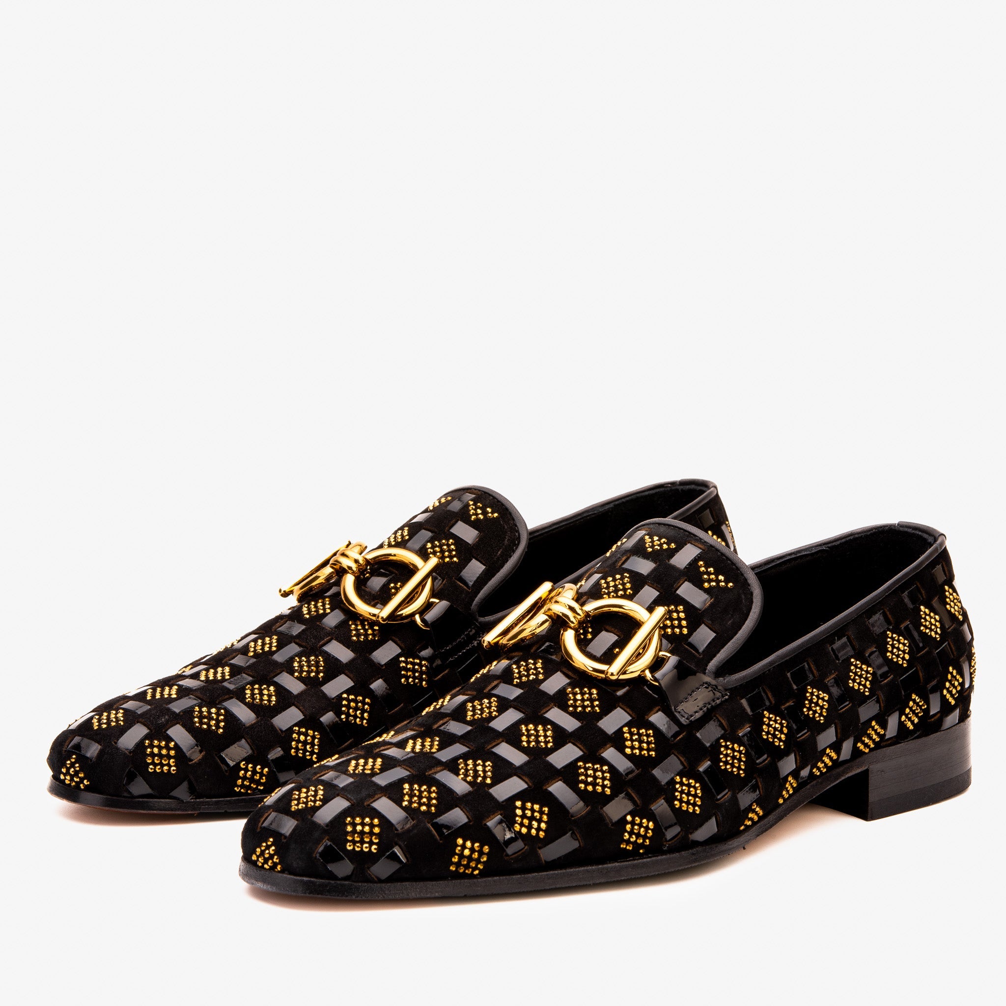 The Vicino Shoe Black Bit Dress Loafer - Vinci Leather