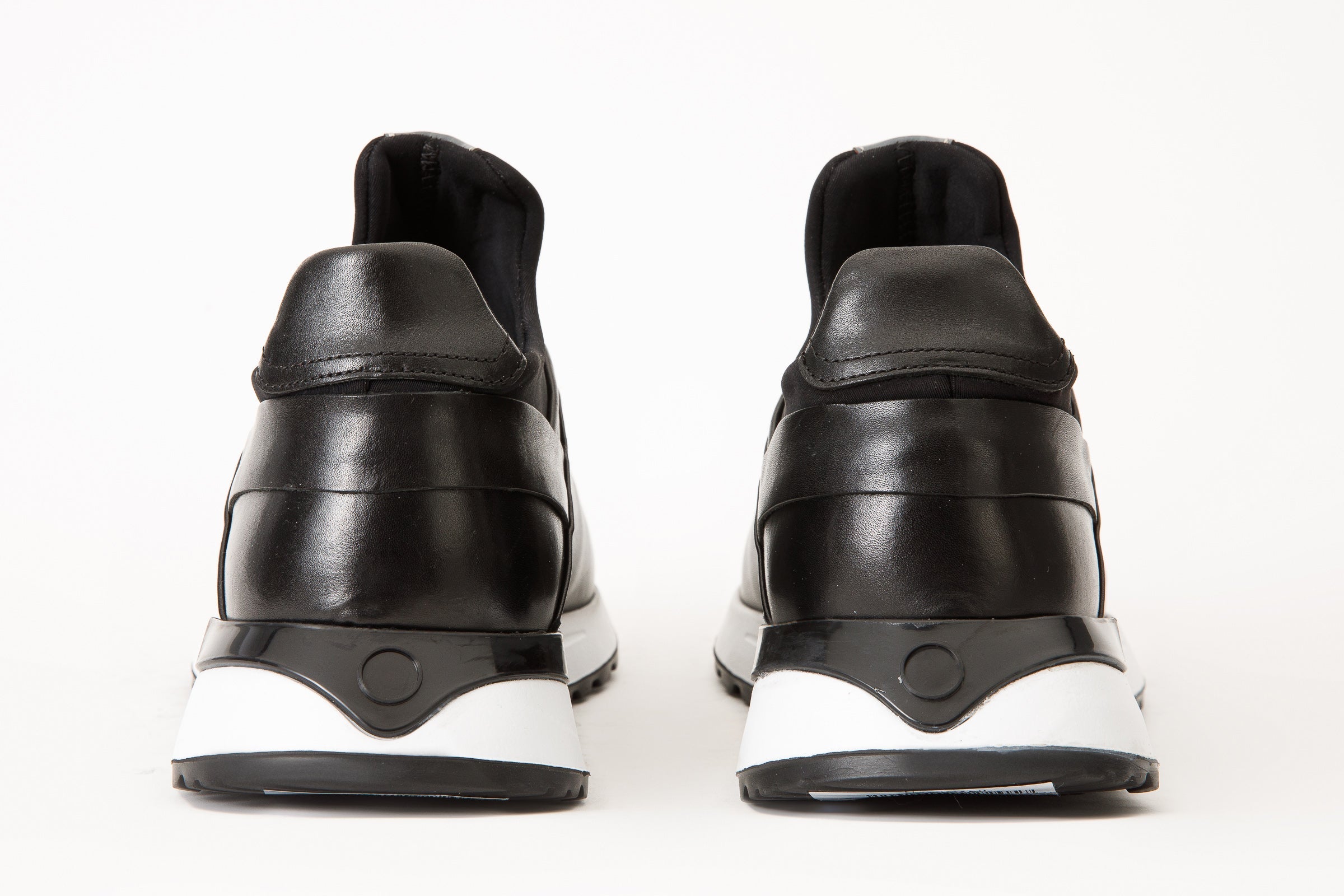 The Sonoma Black Leather Sneaker - Vinci Leather