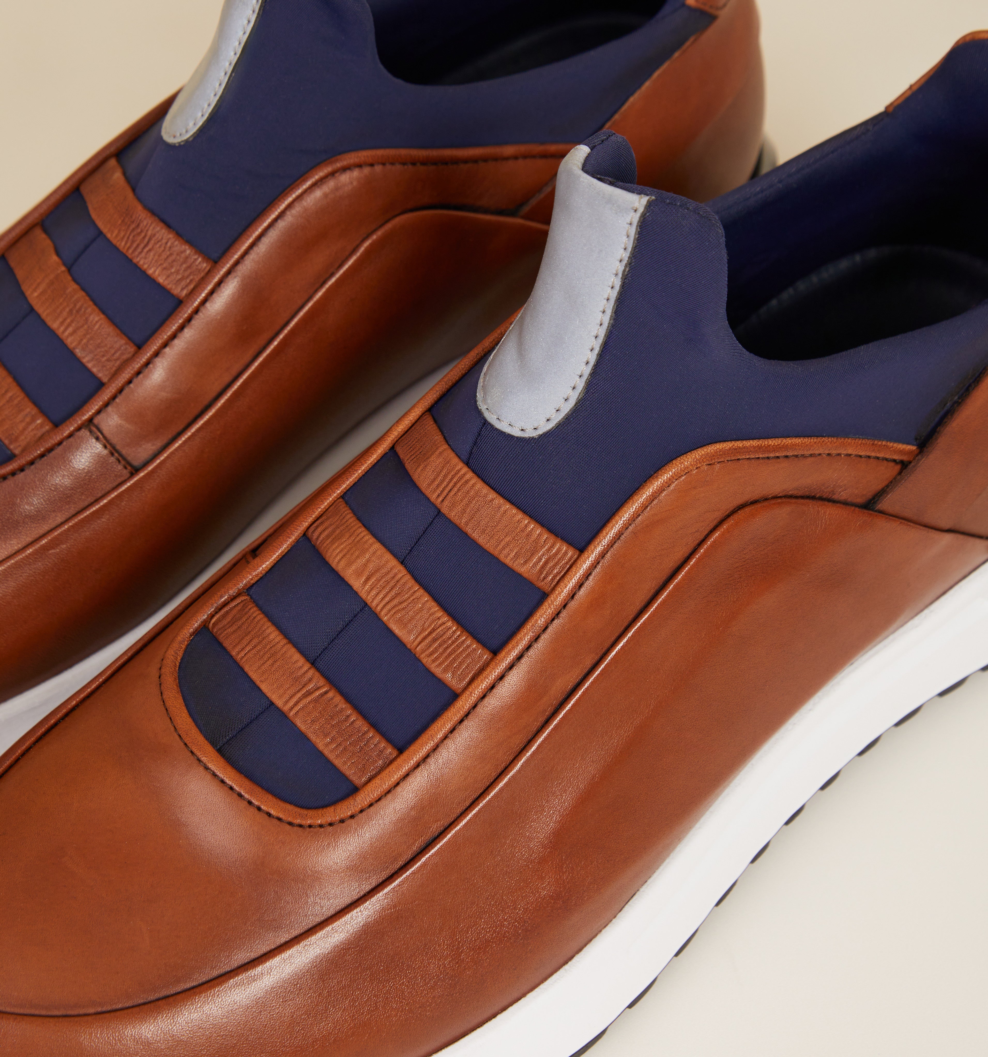 The Sonoma Tan Leather Sneaker - Vinci Leather