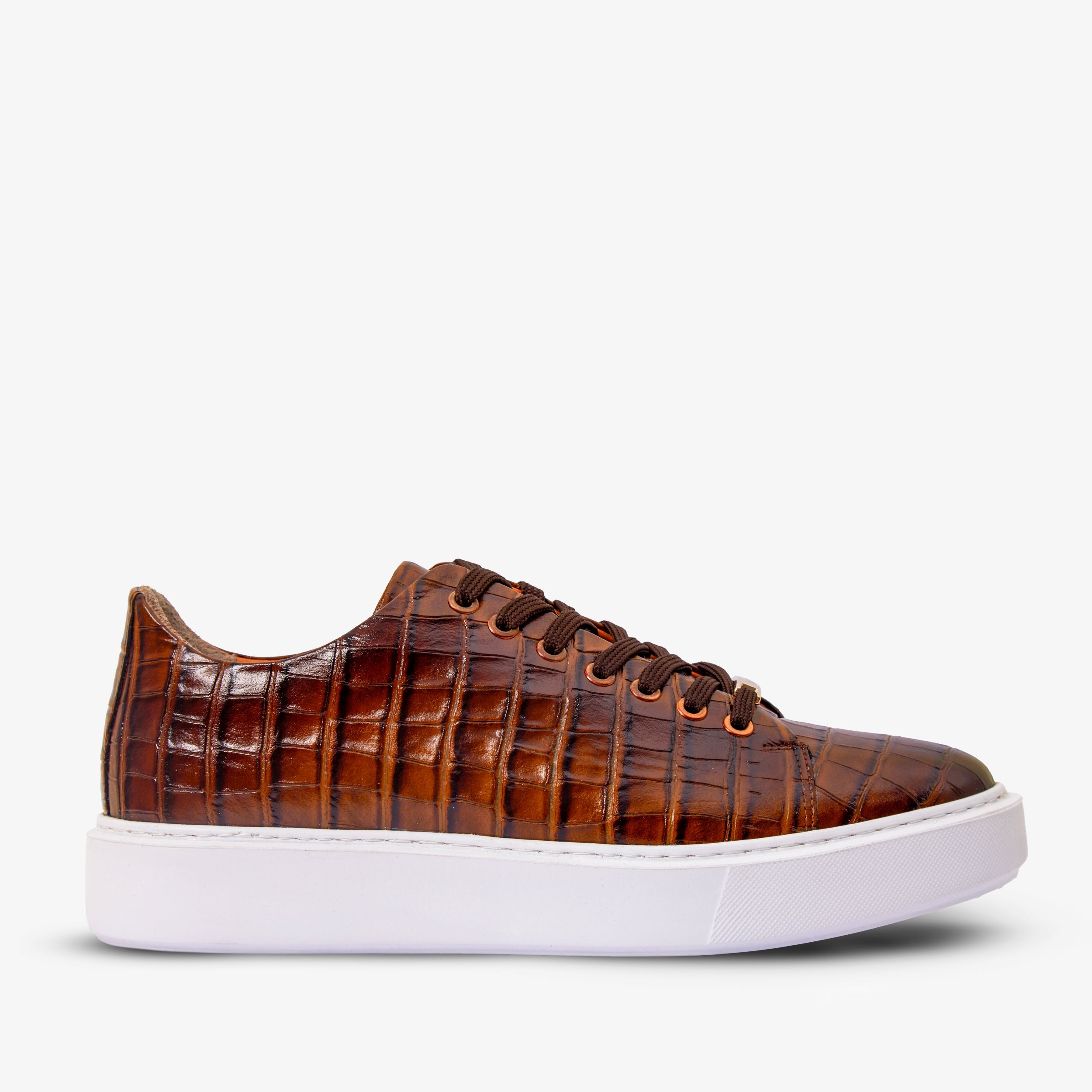 The Dublin Tan Leather Sneaker - Vinci Leather