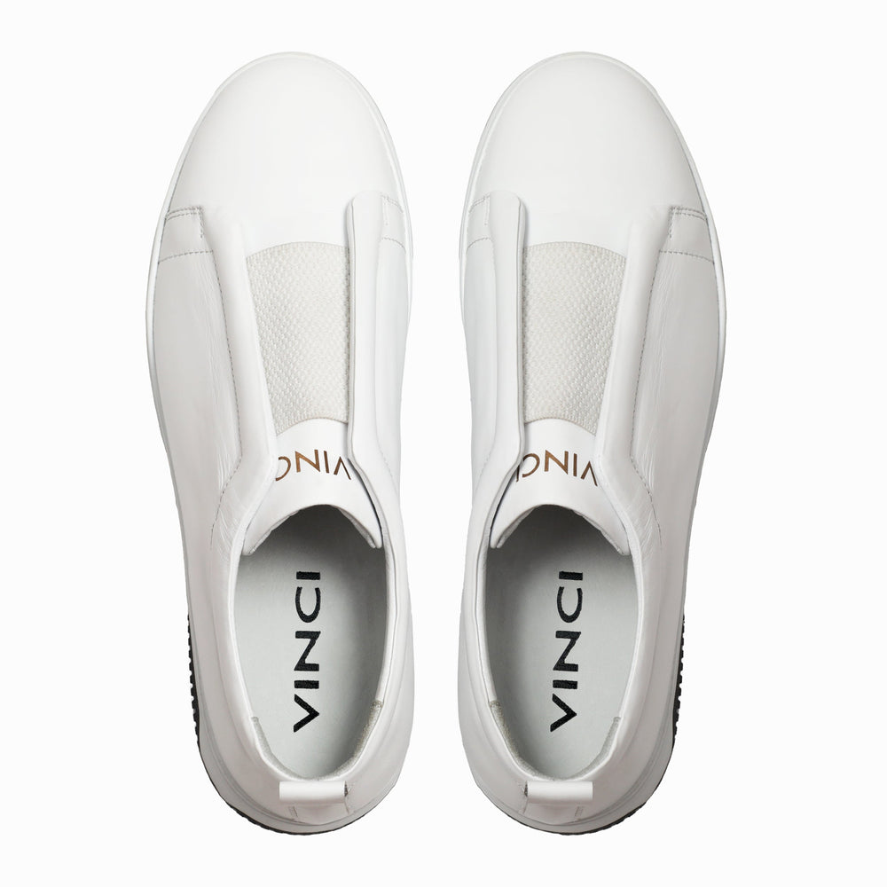 The Urgup White Sneaker - Vinci Leather