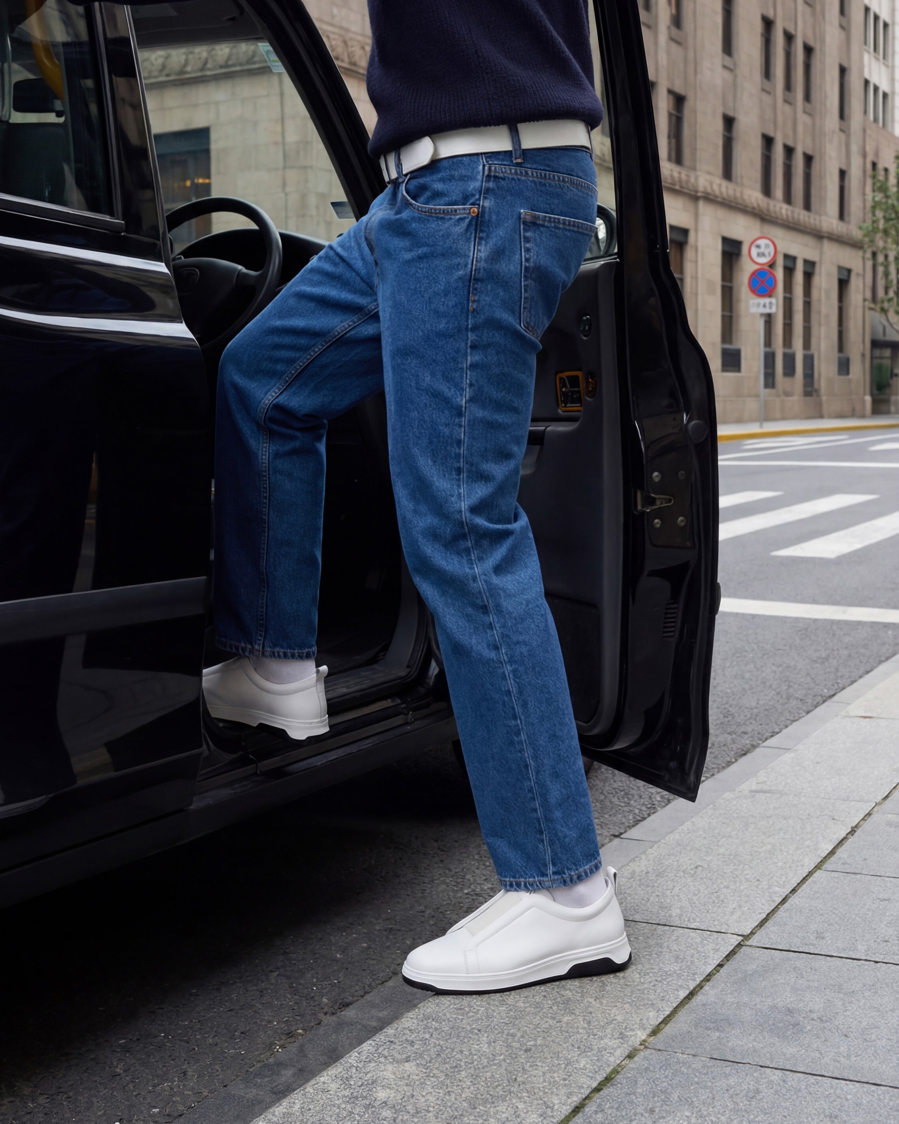 The Urgup White Sneaker - Vinci Leather