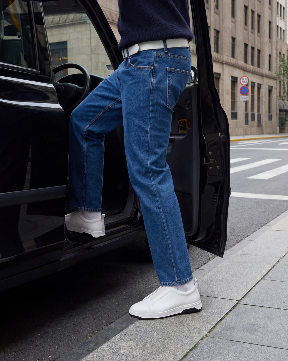 The Urgup White Sneaker - Vinci Leather