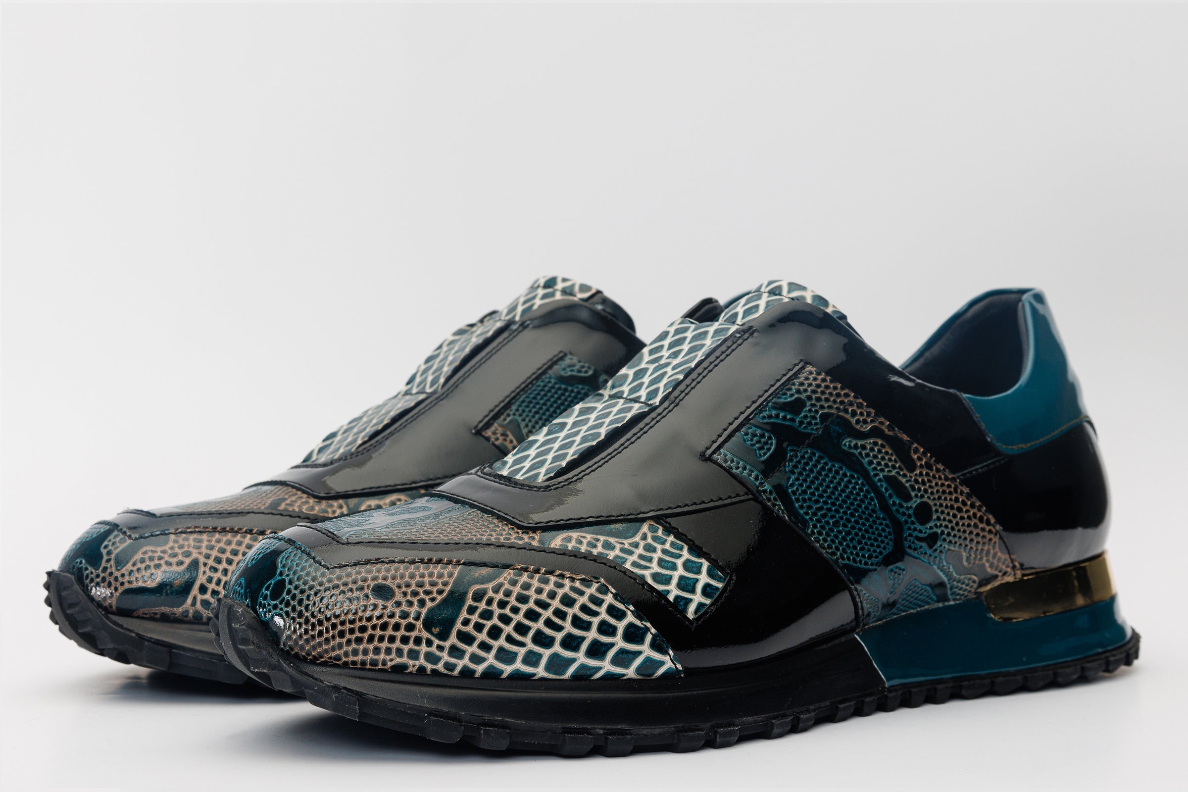 The Milano Snk Green Leather Sneaker - Vinci Leather