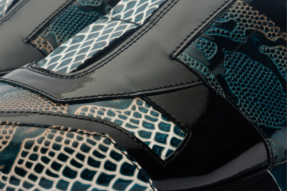 The Milano Snk Green Leather Sneaker - Vinci Leather