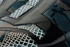 The Milano Snk Green Leather Sneaker - Vinci Leather