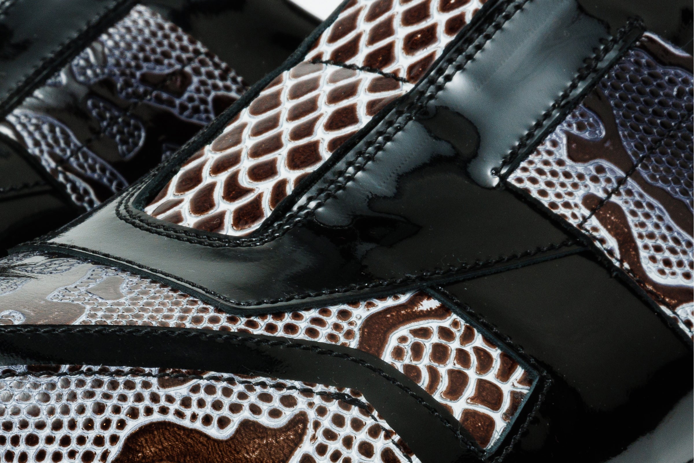 The Milano Snk Black White Leather Sneaker - Vinci Leather