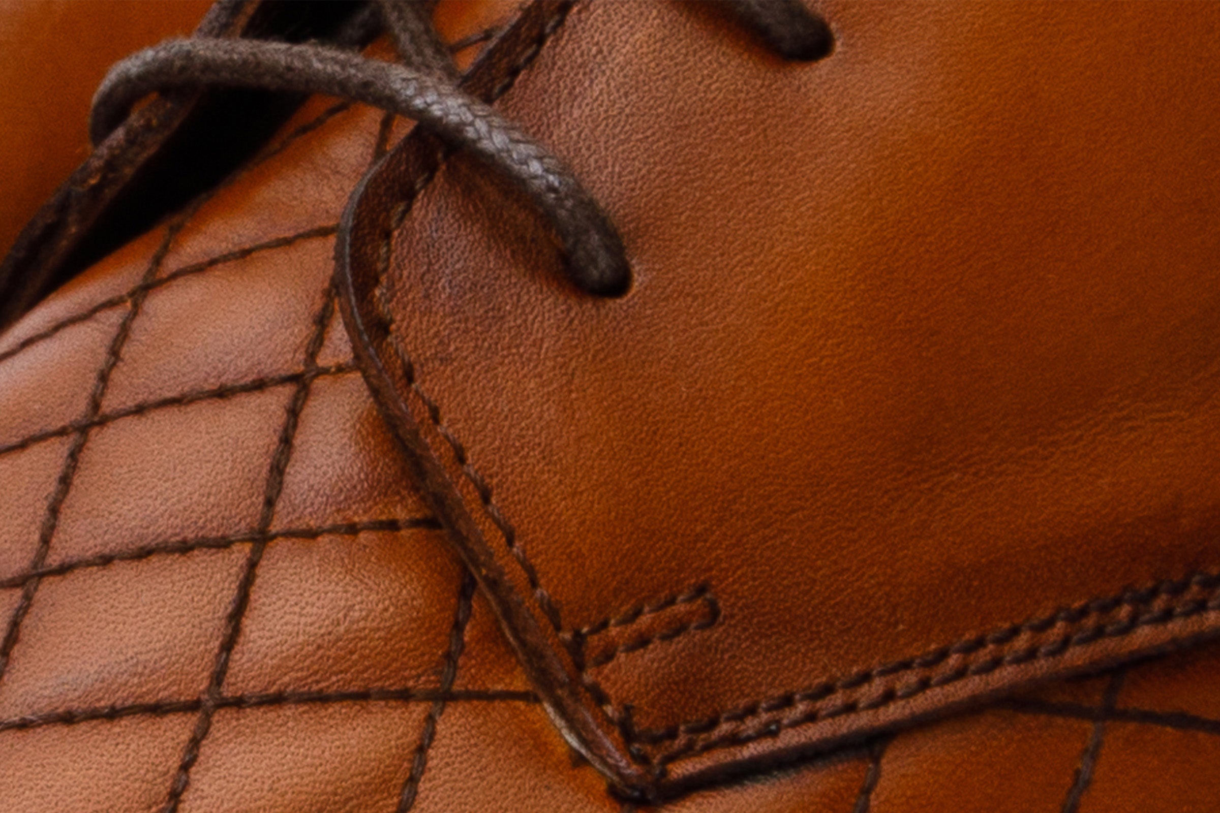 The Zeus Brown Leather Lace-Up Boot with a Zipper - Vinci Leather