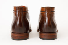 The Rome Tan Leather Oxford Cap-Toe Boot - Vinci Leather