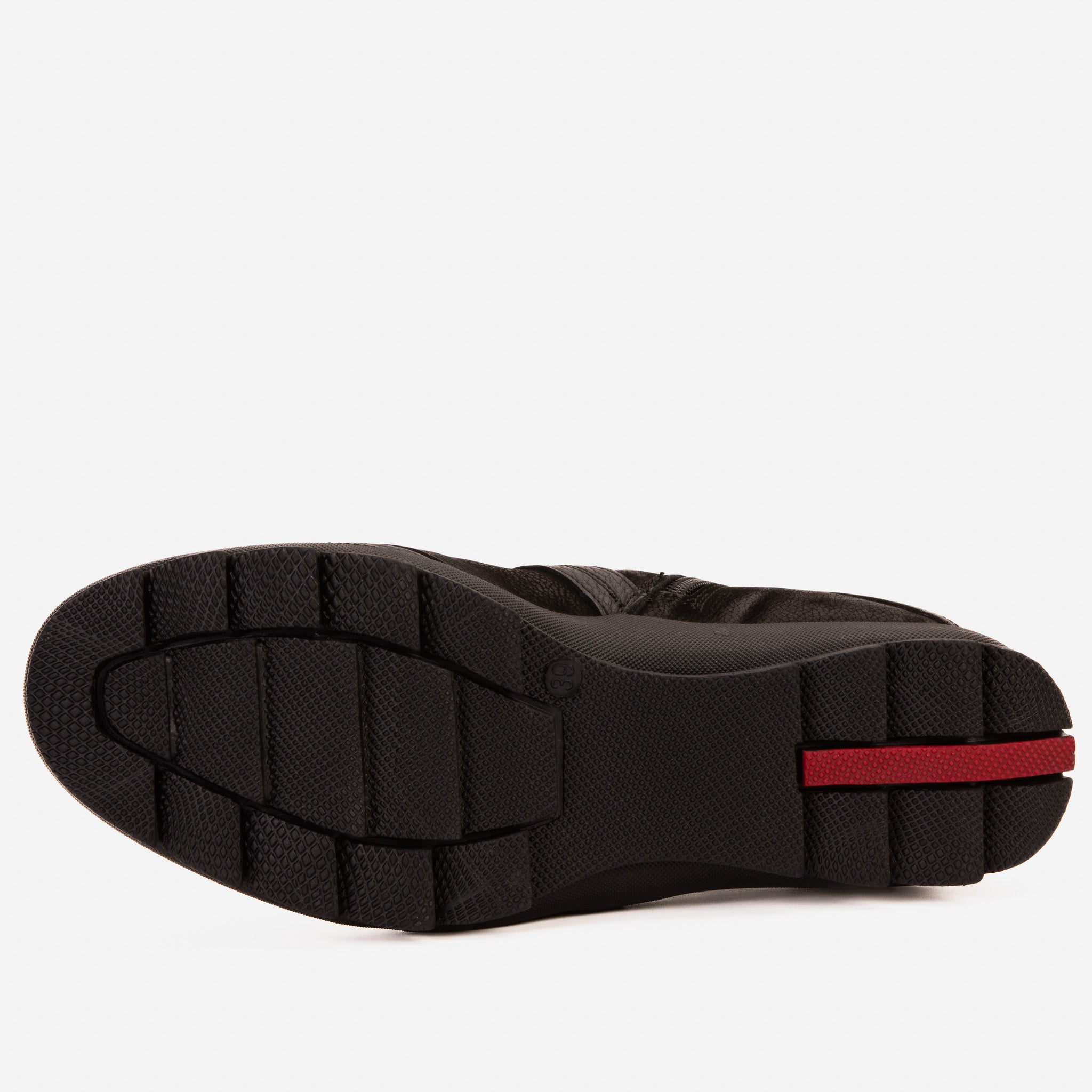 The Montreal Suede Black Leather Casual Zip-Up Ankle Boot - Vinci Leather