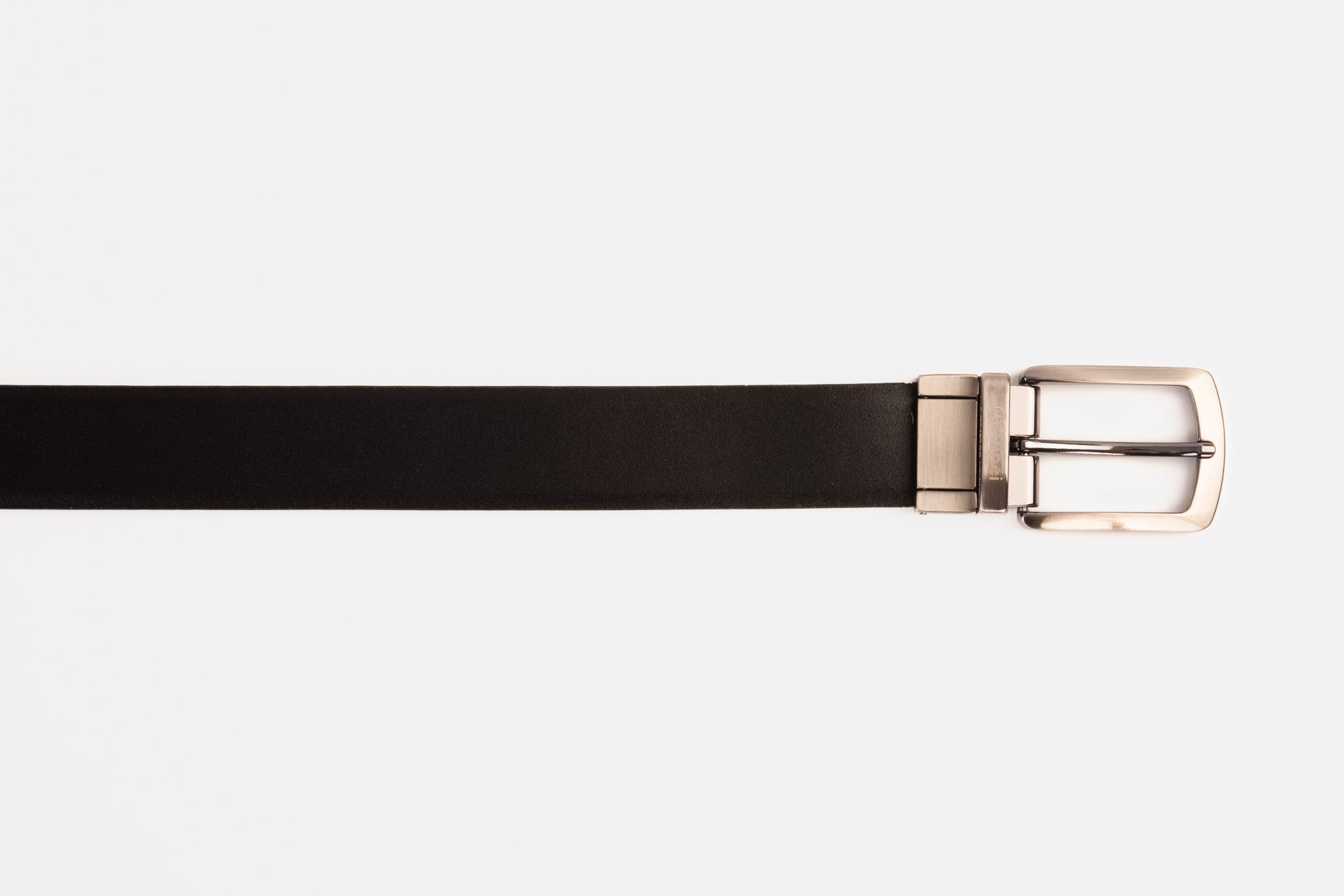 The Sun Reversible Black Patent Leather Belt - Vinci Leather