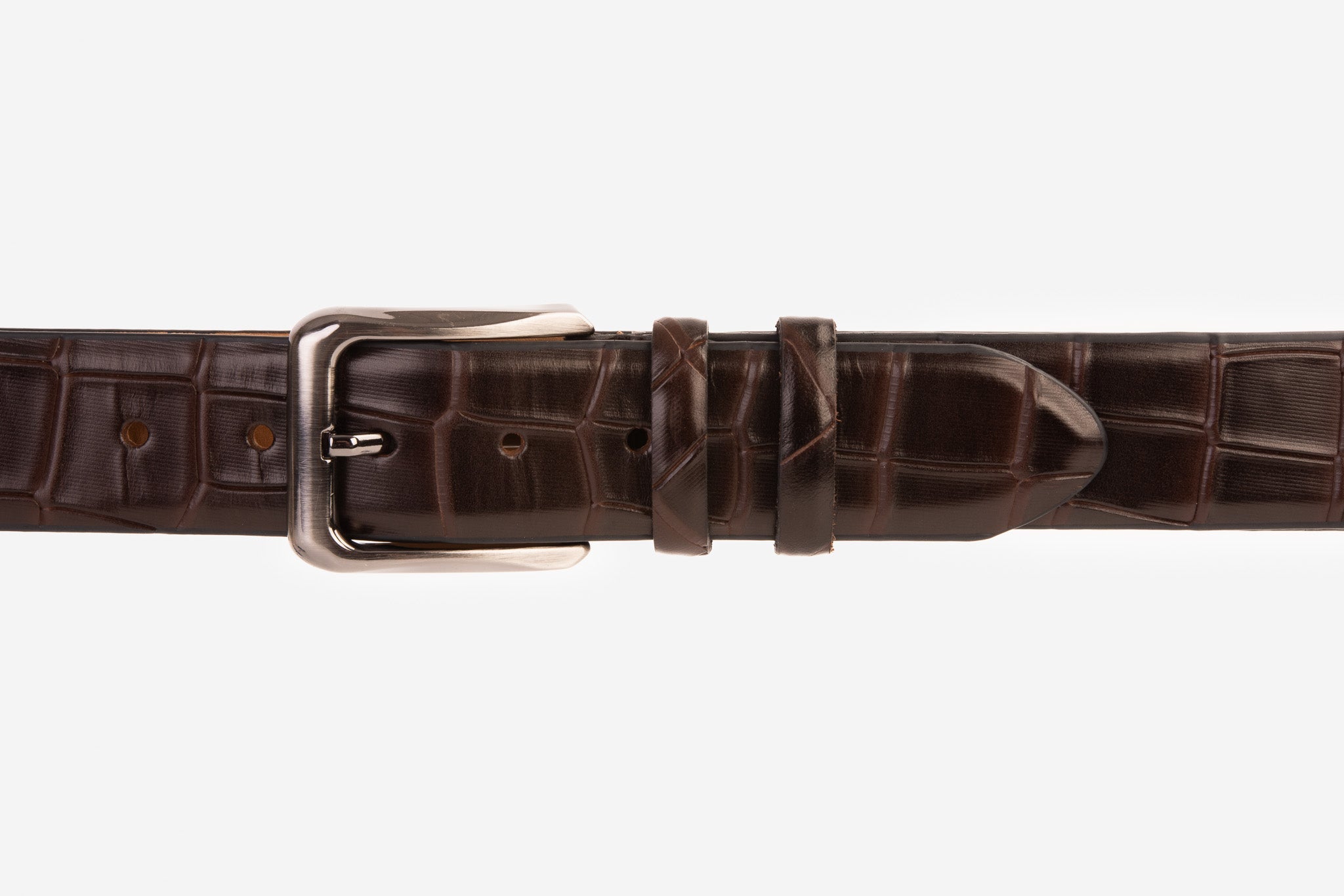 The Patton Brown Calfskin Belt - Vinci Leather