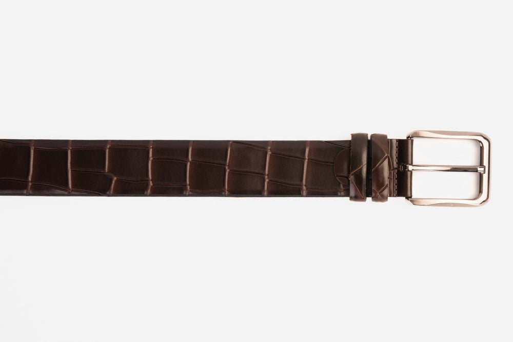 The Patton Brown Calfskin Belt - Vinci Leather