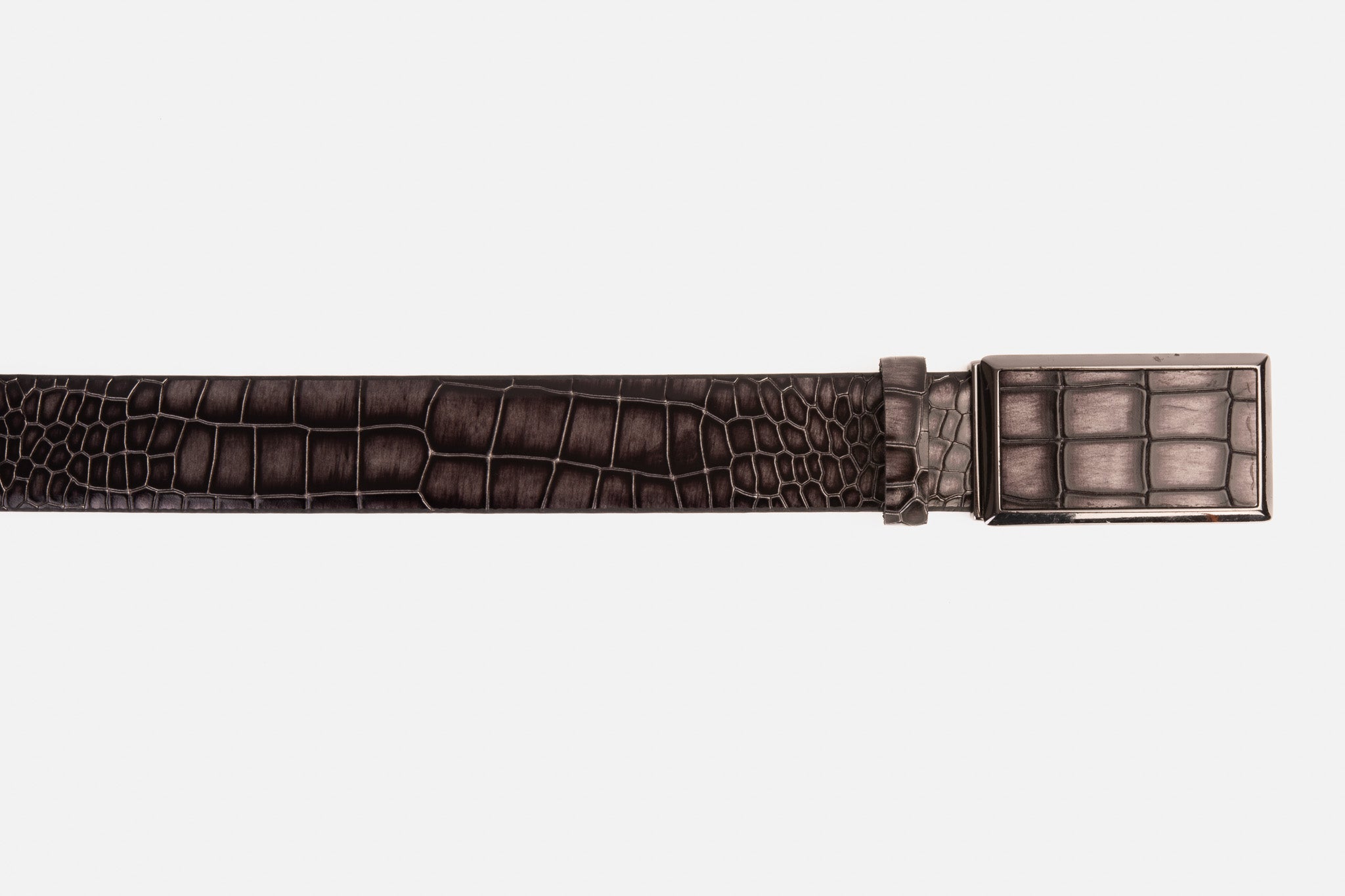 The Mississippi Gray Leather Belt - Vinci Leather