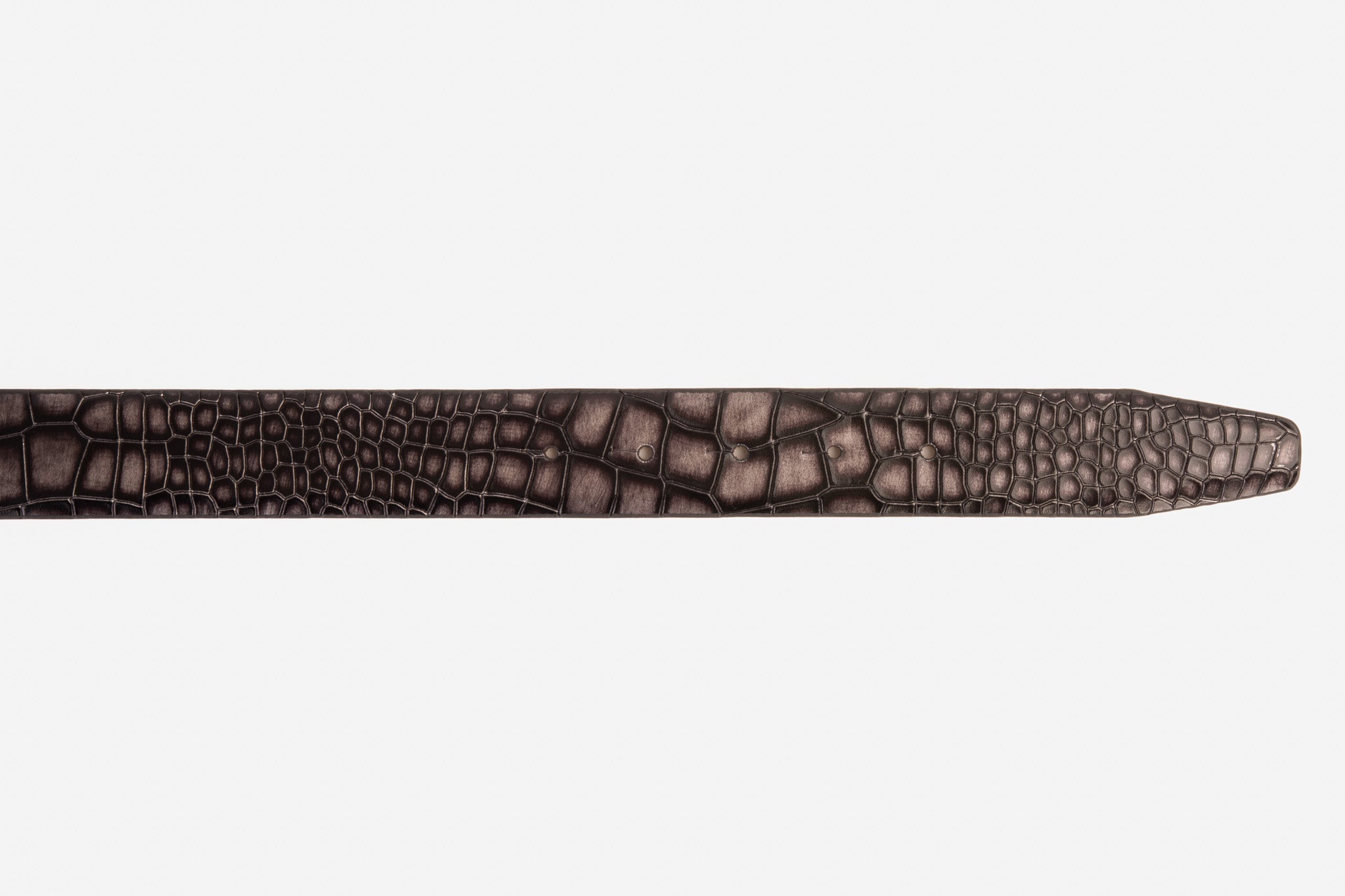 The Mississippi Gray Leather Belt - Vinci Leather