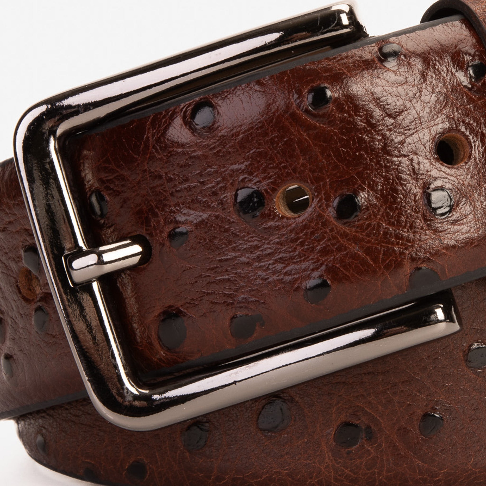 The Johannesburg Brown Leather Belt - Vinci Leather