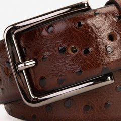 The Johannesburg Brown Leather Belt - Vinci Leather