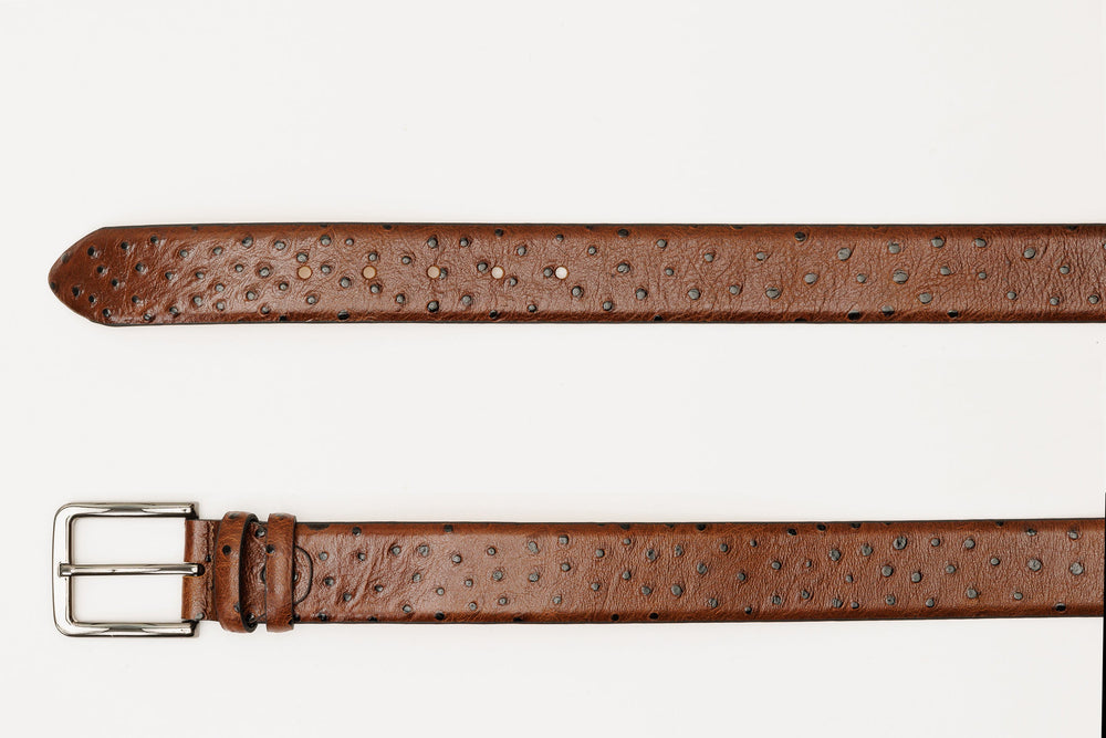 The Johannesburg Brown Leather Belt - Vinci Leather