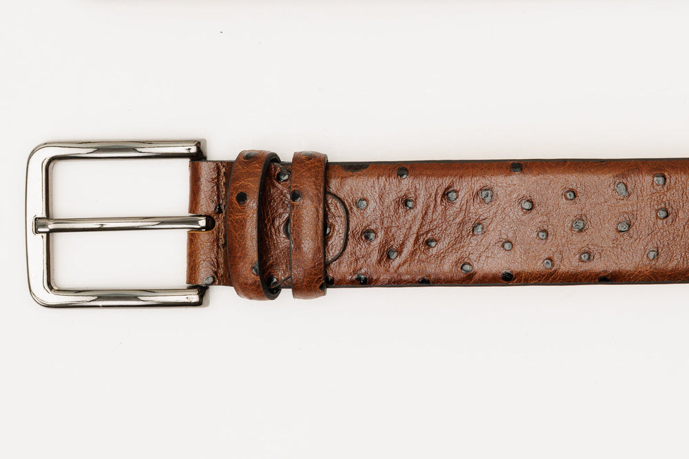 The Johannesburg Brown Leather Belt - Vinci Leather