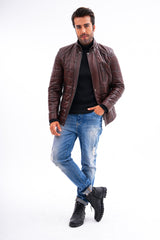 The Modena Quilted Leather Jacket - Vinci Leather
