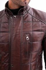 The Modena Quilted Leather Jacket - Vinci Leather