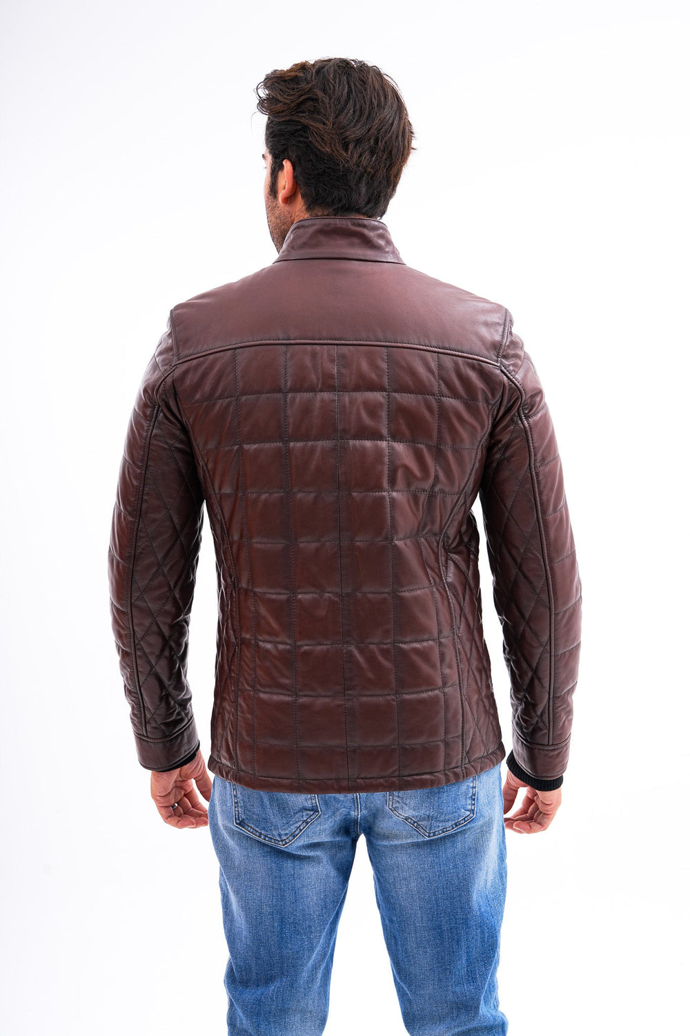 The Modena Quilted Leather Jacket - Vinci Leather