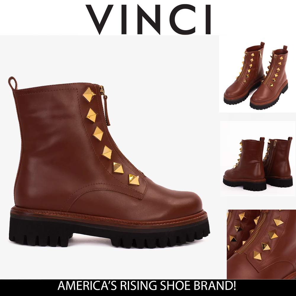 The Ottawa Brown Leather Ankle Boot - Vinci Leather