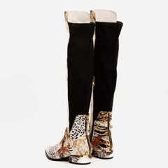 The Perugia Leather Pointy Toe Knee High Boot - Vinci Leather