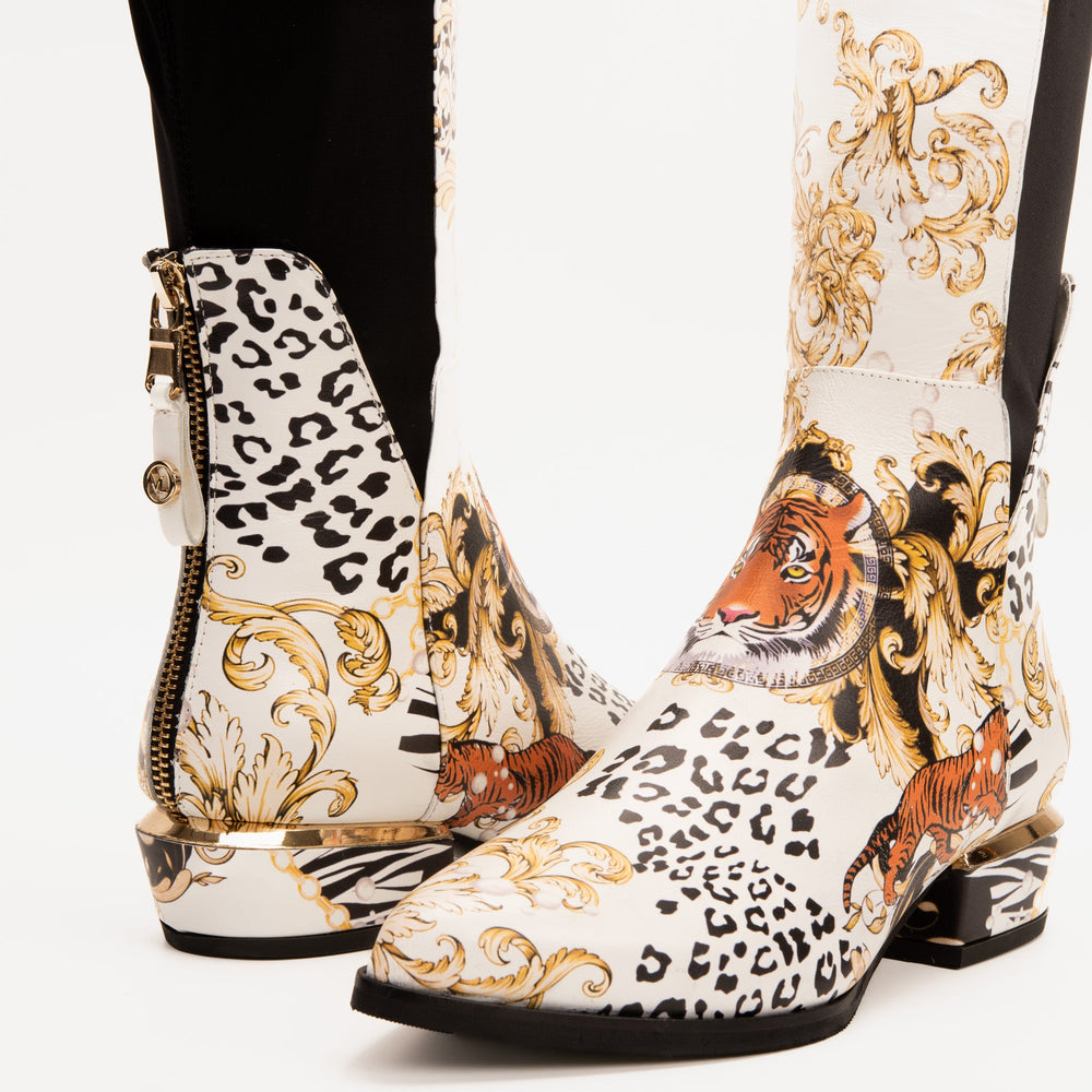 The Perugia Leather Pointy Toe Knee High Boot - Vinci Leather