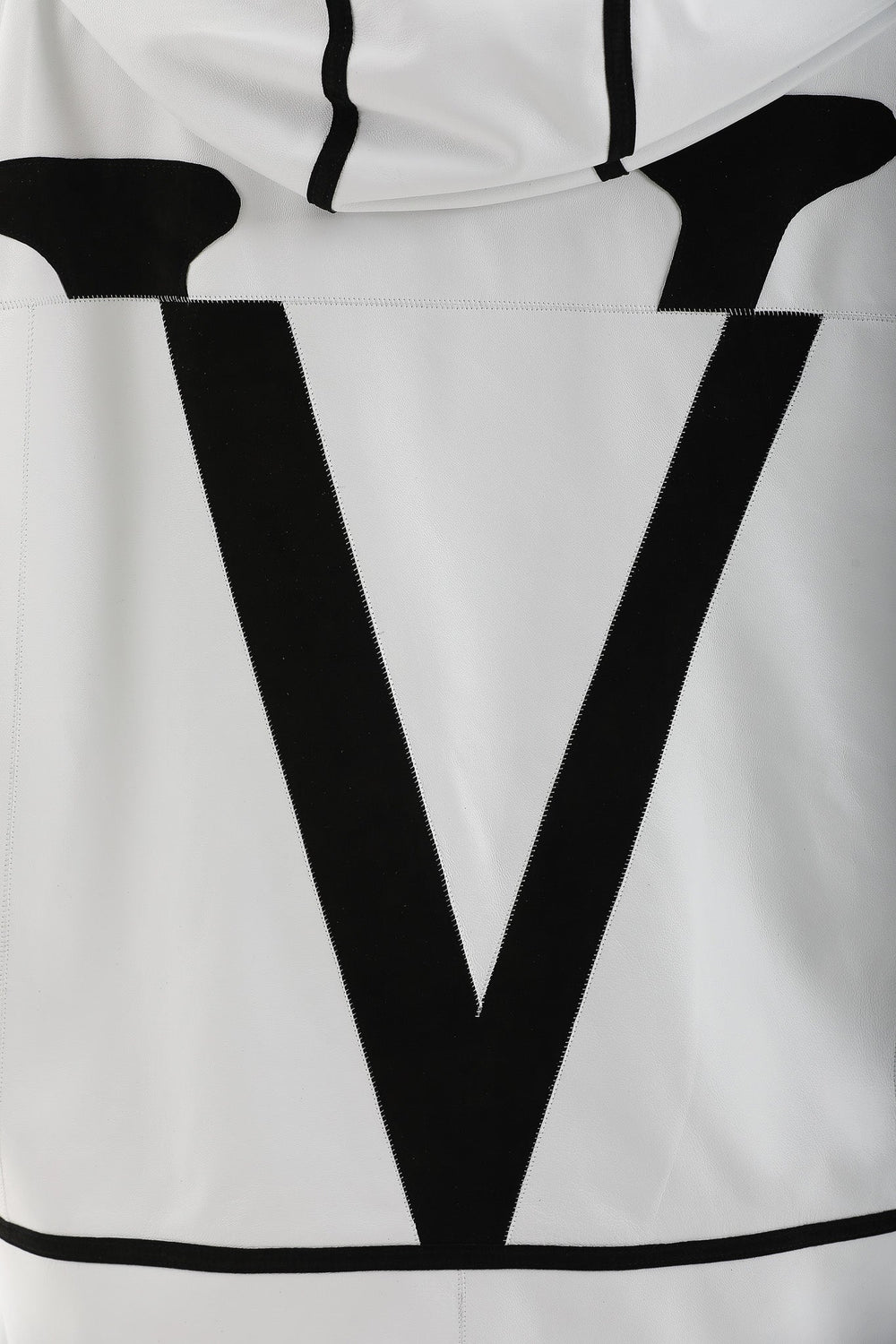 The Vega White Reversible Leather Jacket - Vinci Leather