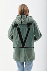 The Sage Olive Green Leather Jacket - Vinci Leather