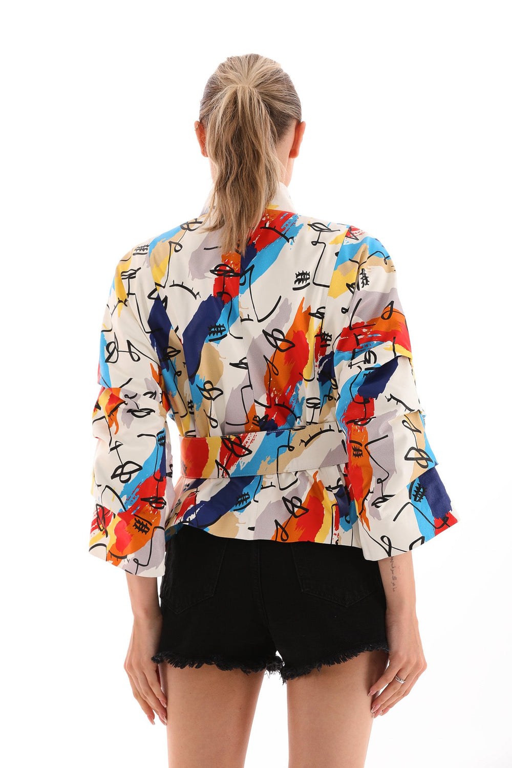 The Odessa Multicolor Leather Jacket - Vinci Leather