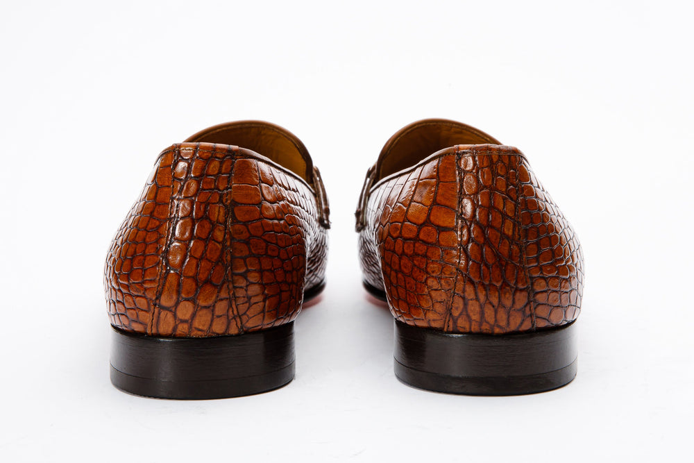 The Monaco Tan Leather Shoe Bit Loafer - Vinci Leather
