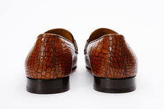 The Monaco Tan Leather Shoe Bit Loafer - Vinci Leather