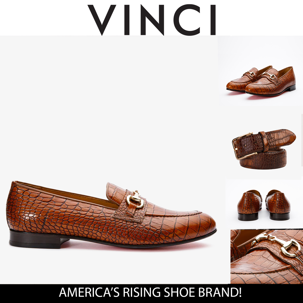 The Monaco Tan Leather Shoe Bit Loafer - Vinci Leather