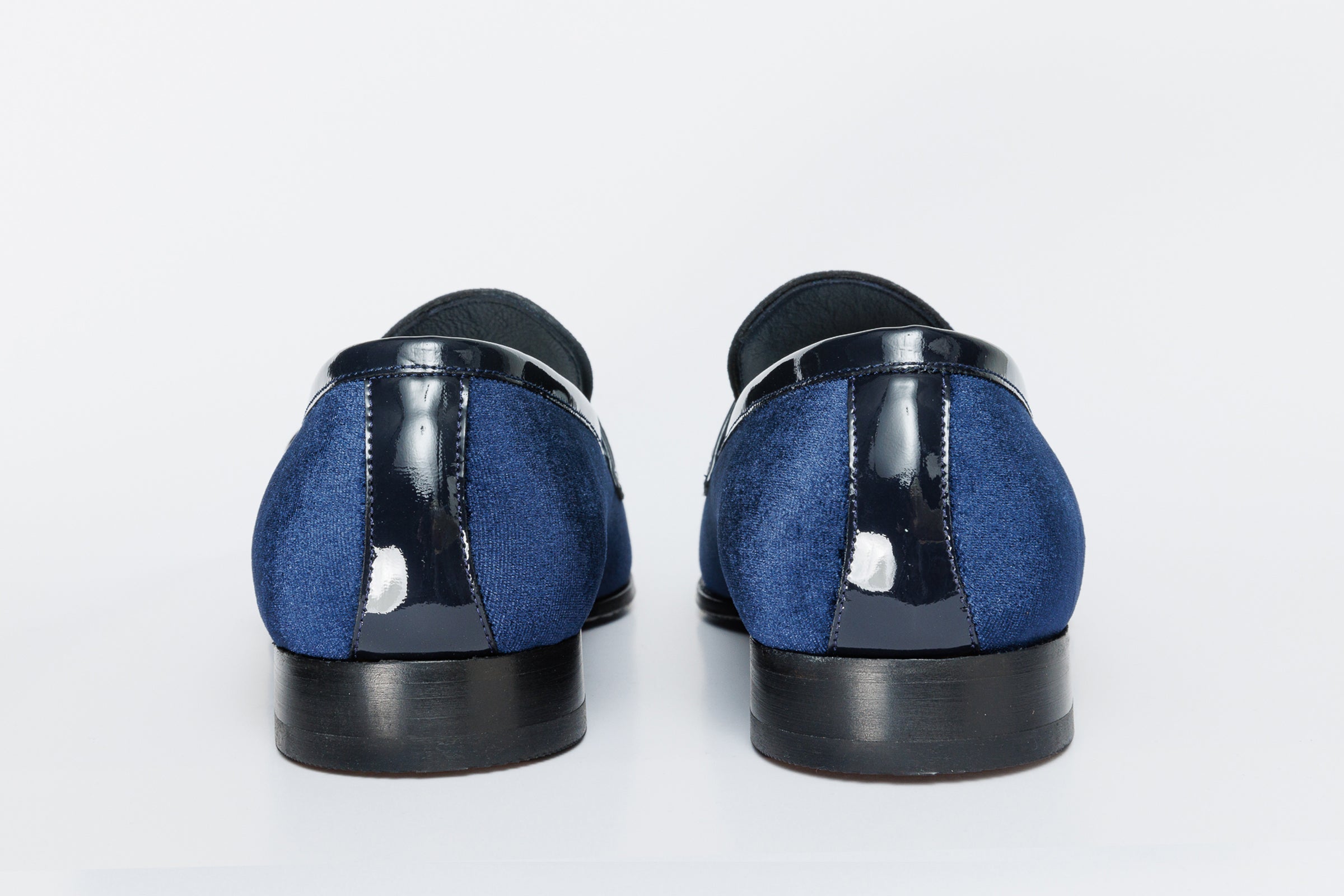 The Casaletti Navy Blue Bit Loafer Shoe - Vinci Leather