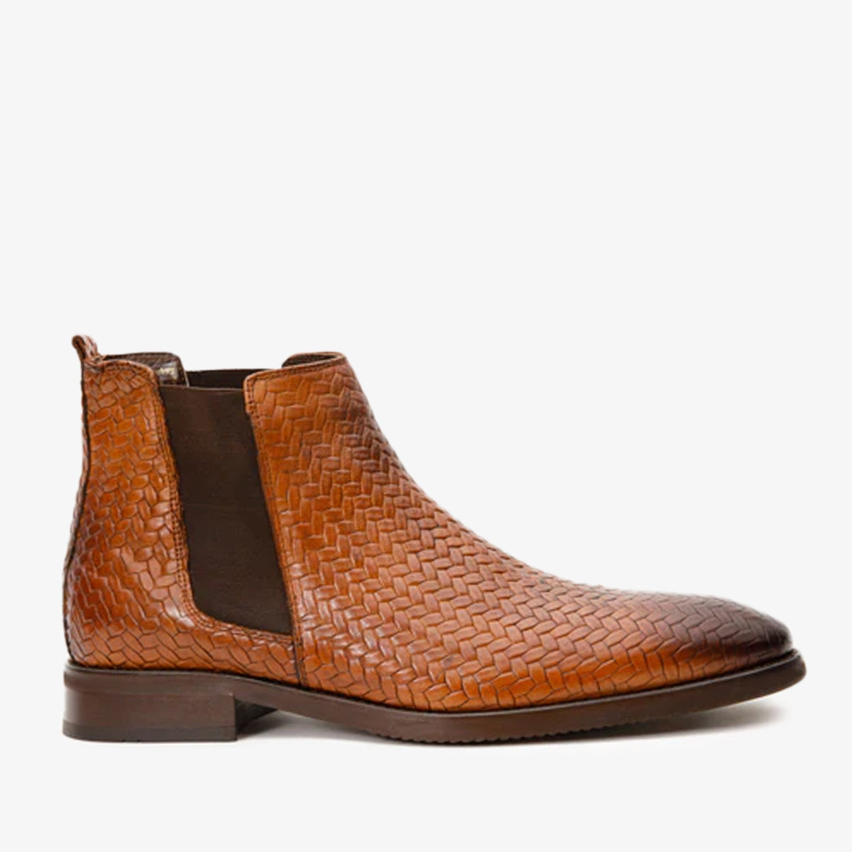 The Oslo Tan Leather Chelsea Boot - Vinci Leather