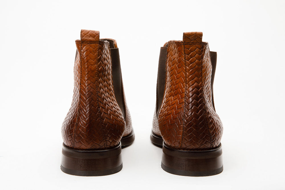 The Oslo Tan Leather Chelsea Boot - Vinci Leather