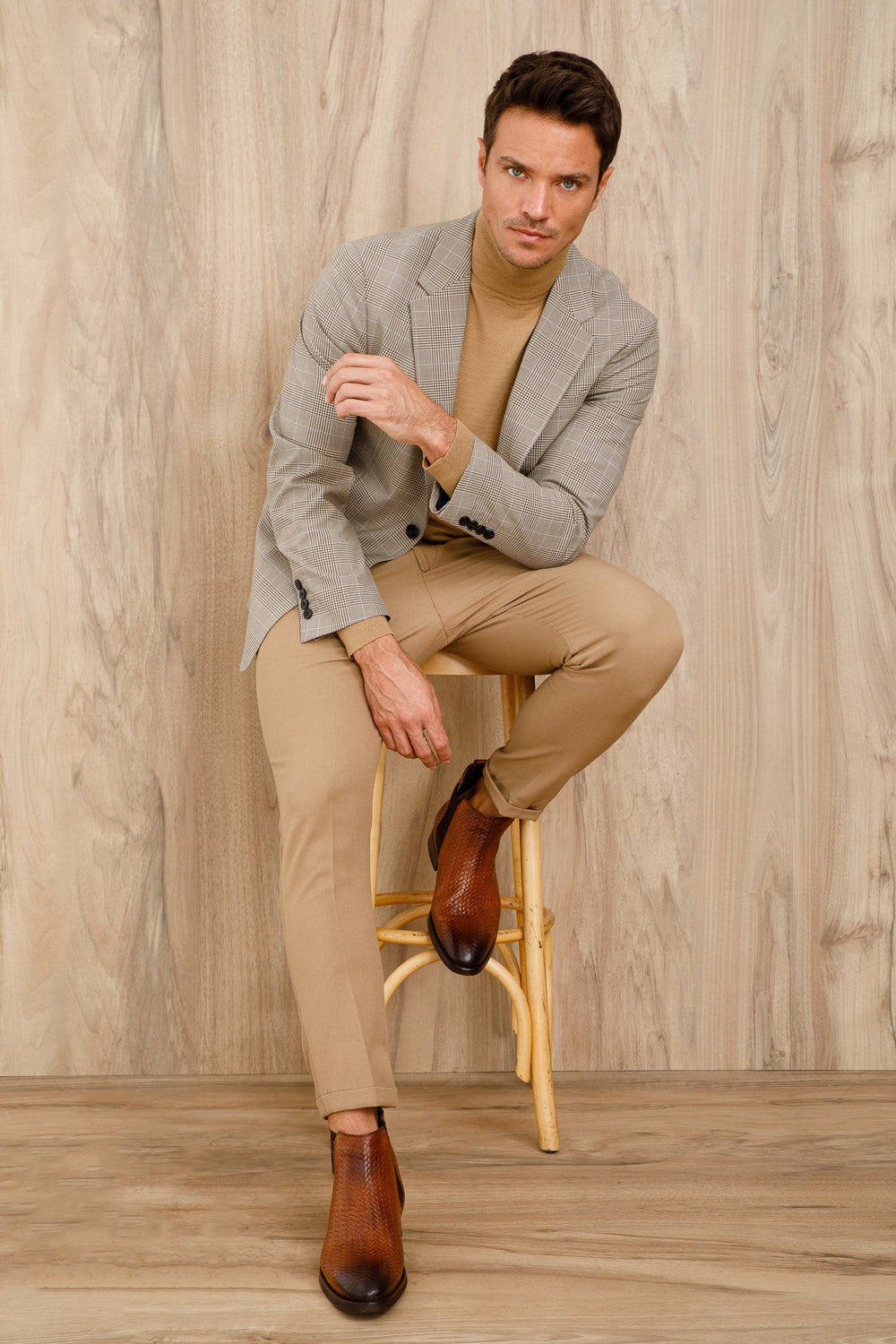 The Oslo Tan Leather Chelsea Boot - Vinci Leather