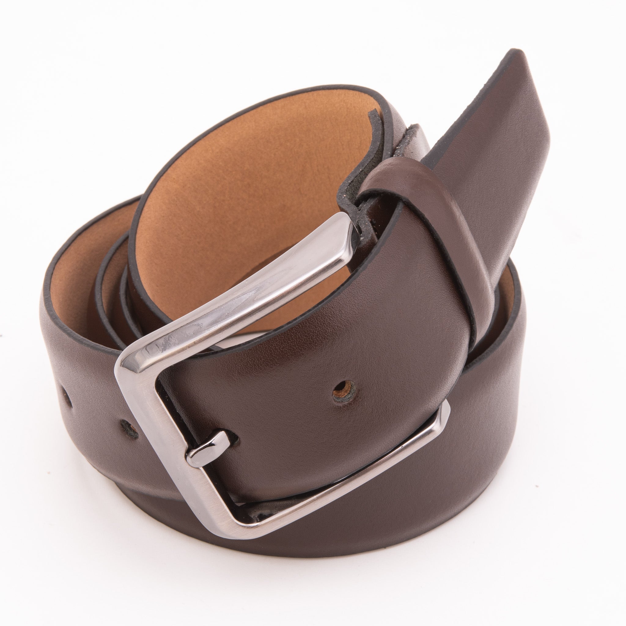 The Arcadia Brown Calfskin Belt - Vinci Leather