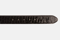 The Cordova Black Patent Leather Belt - Vinci Leather