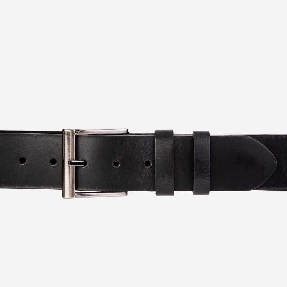The Prime Black Leather Belt - Vinci Leather