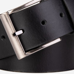 The Prime Black Leather Belt - Vinci Leather