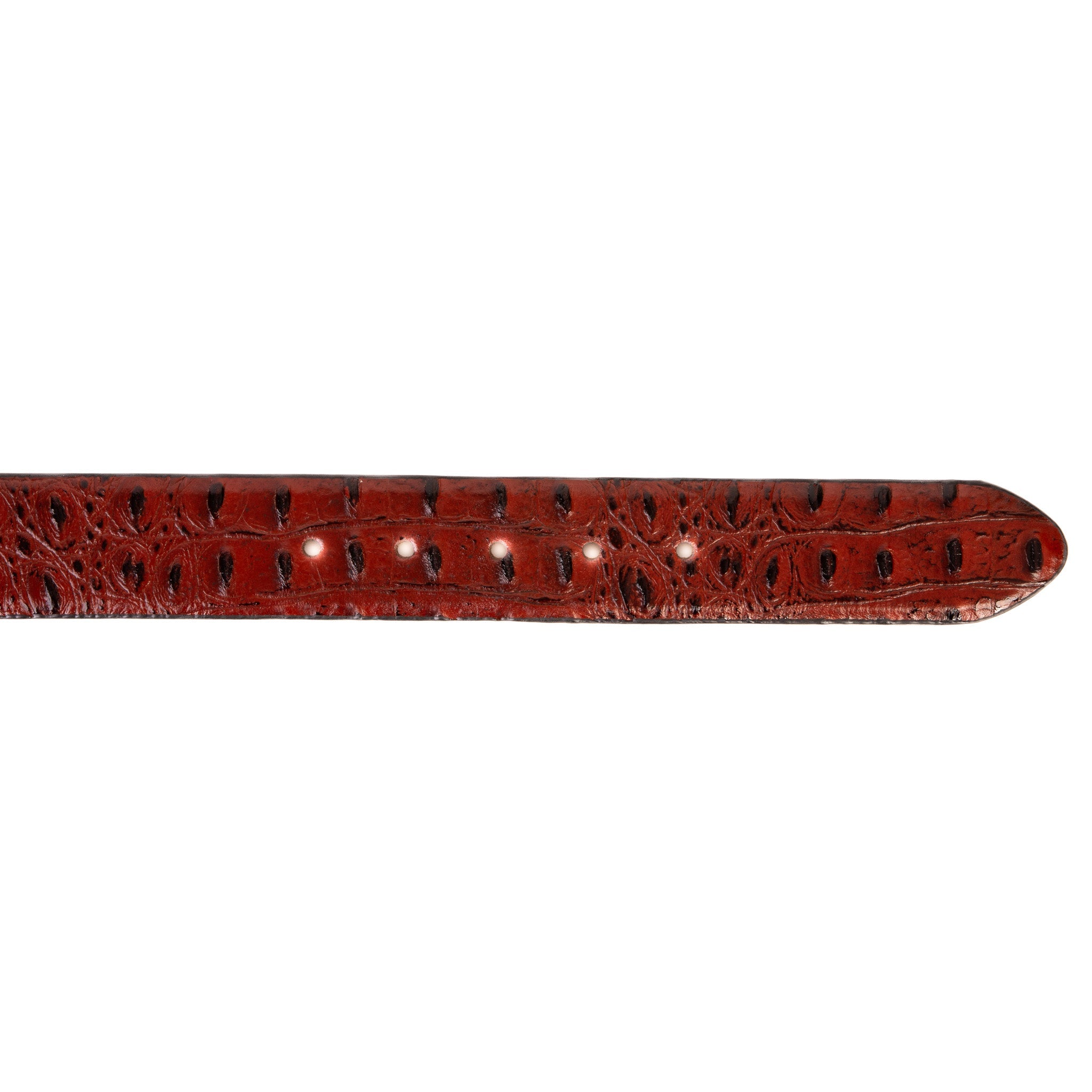 The Savamala Burgundy Leather Belt - Vinci Leather