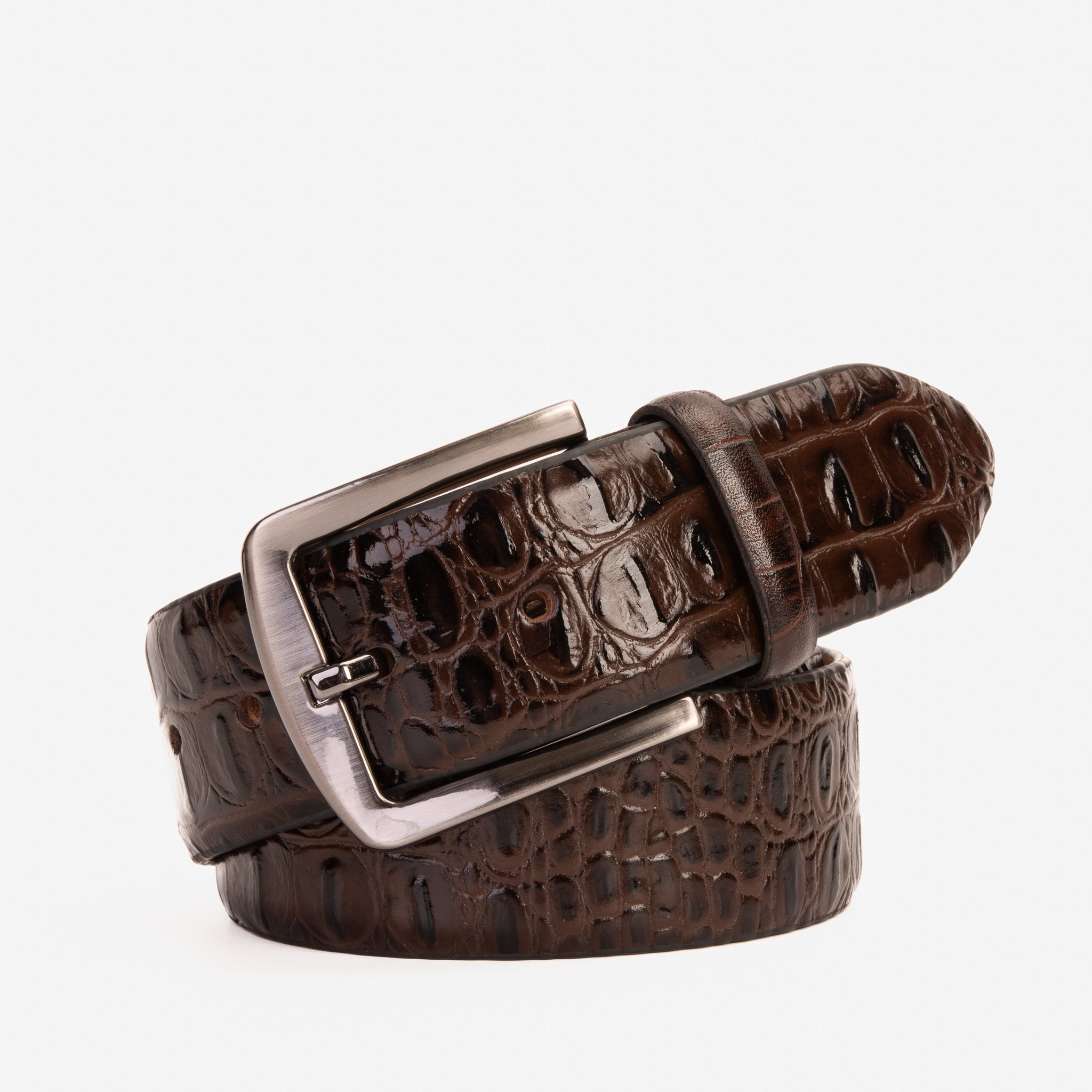 The Bomba Brown Leather Belt - Vinci Leather