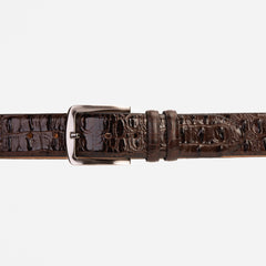 The Bomba Brown Leather Belt - Vinci Leather